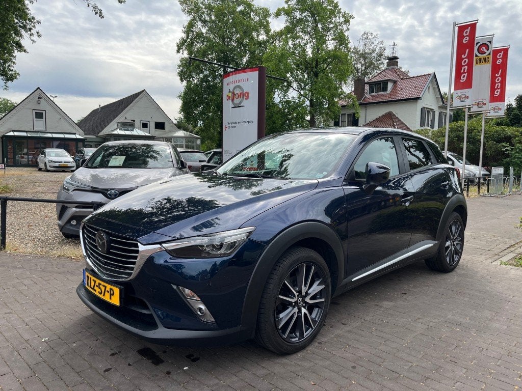 Mazda CX-3 2.0 SAG 120PK GT-M AUTOMAAT / BOSE / HEAD-UP / DA, 1998 cc, Euro 6, 4 cilinders, Blauw