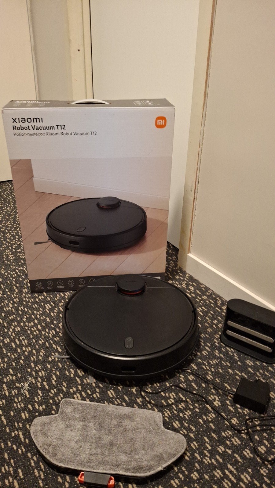 Xiaomi Robot Vacuum T12 - Robotstofzuiger met dweil zgan, Draadloos, Ophalen of Verzenden, Zo goed als nieuw, Robotstofzuiger