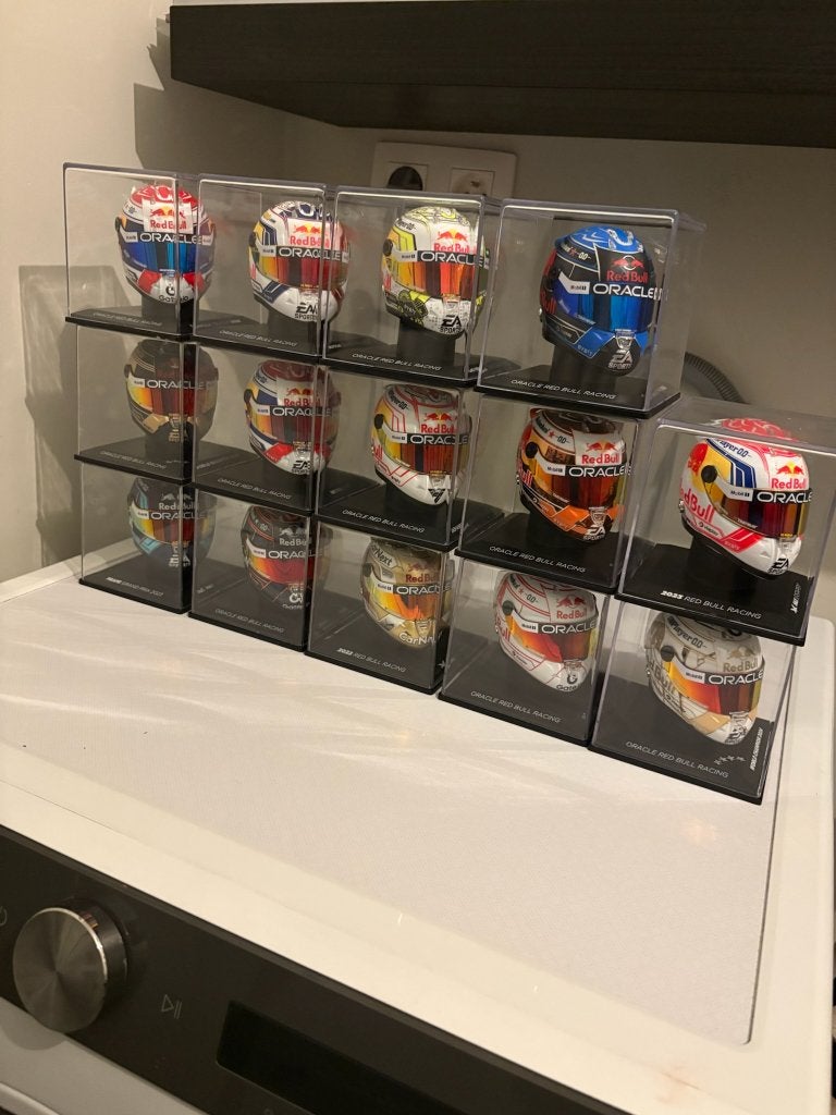 Unieke Max Verstappen Minihelm Collectie, Ophalen, Nieuw, Formule 1