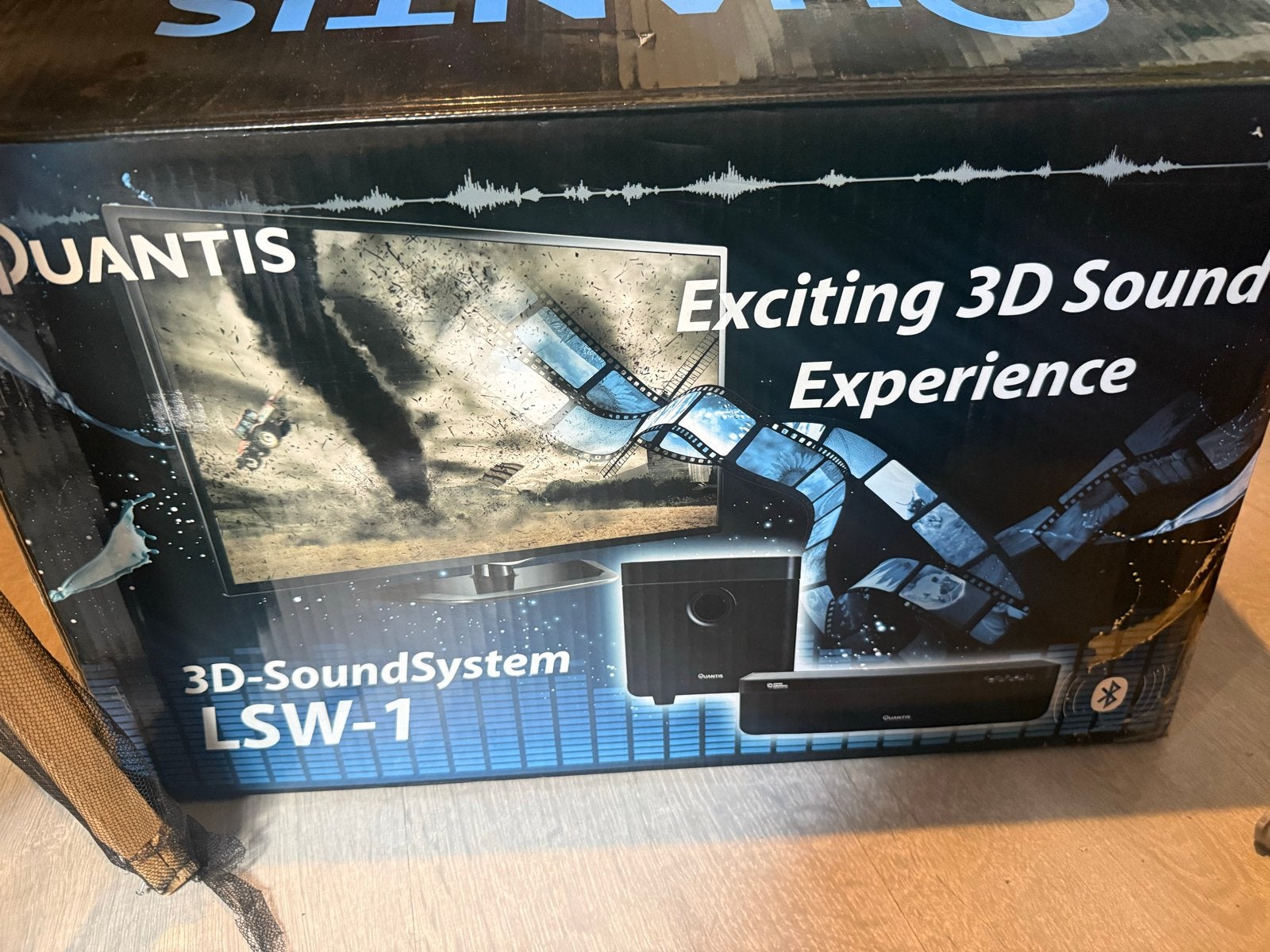Quantis 3D SoundSystem LSW-1 Soundbar + actieve subwoofer, Ophalen of Verzenden, Bluetooth, Zo goed als nieuw