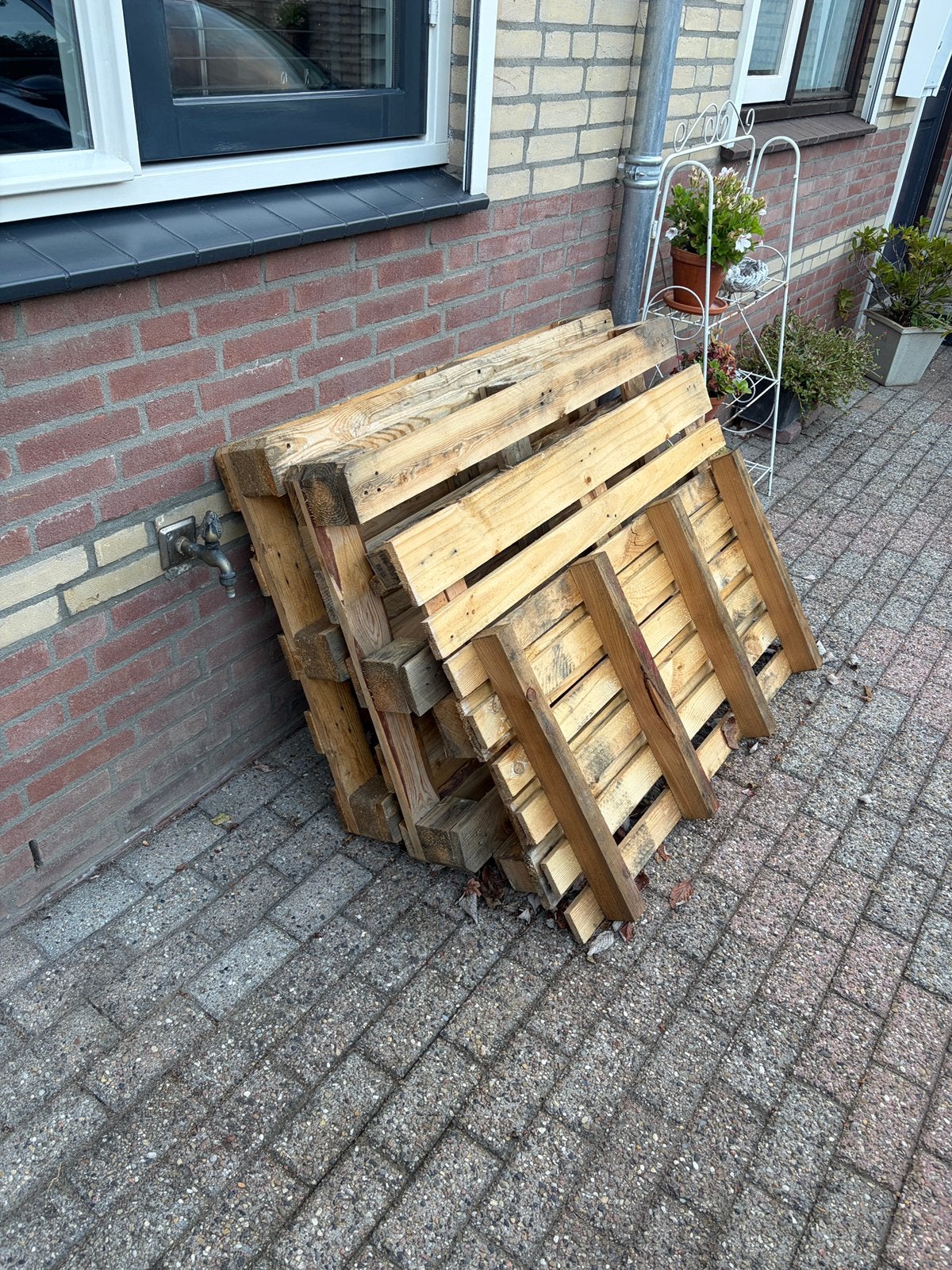 Gratis pallets afhalen, Ophalen, Zo goed als nieuw, Pallet, Minder dan 200 cm