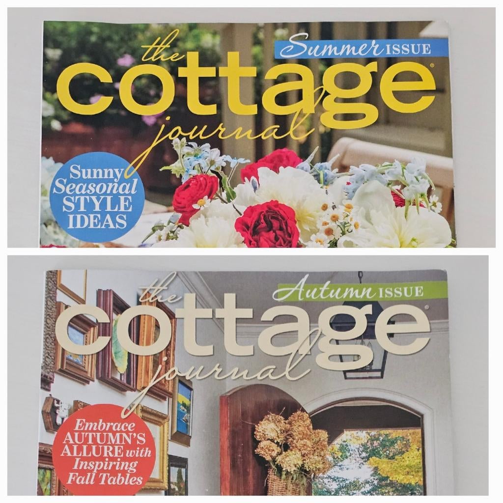 Set/2 The Cottage Journal Summer & Autumn 2024, Ophalen of Verzenden, Zo goed als nieuw