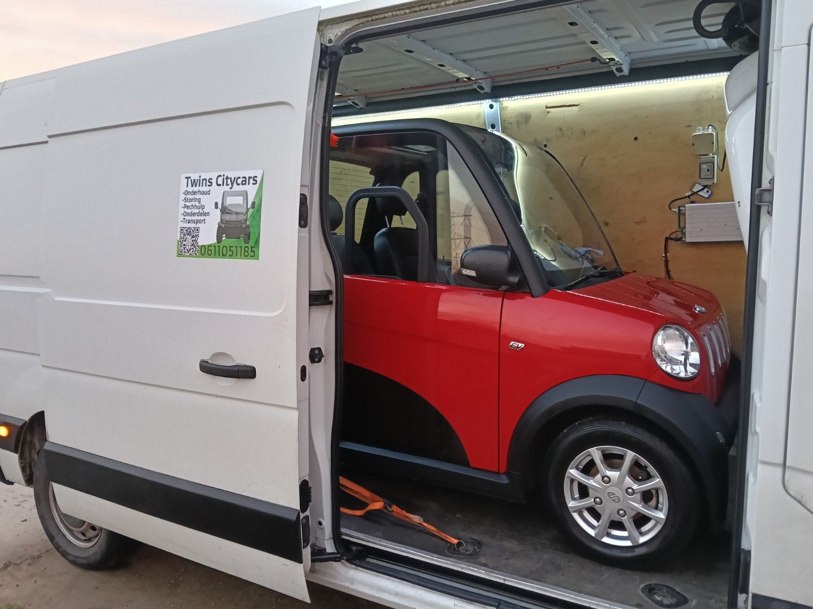 Transport/ Ophalen Move Citycar Heel Nederland, Ophalen