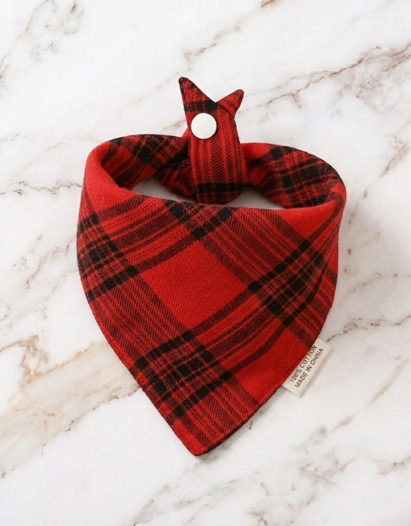 Rood geruite Bandana voor Honden, Overige merken, Verzenden, Nieuw, Overige typen