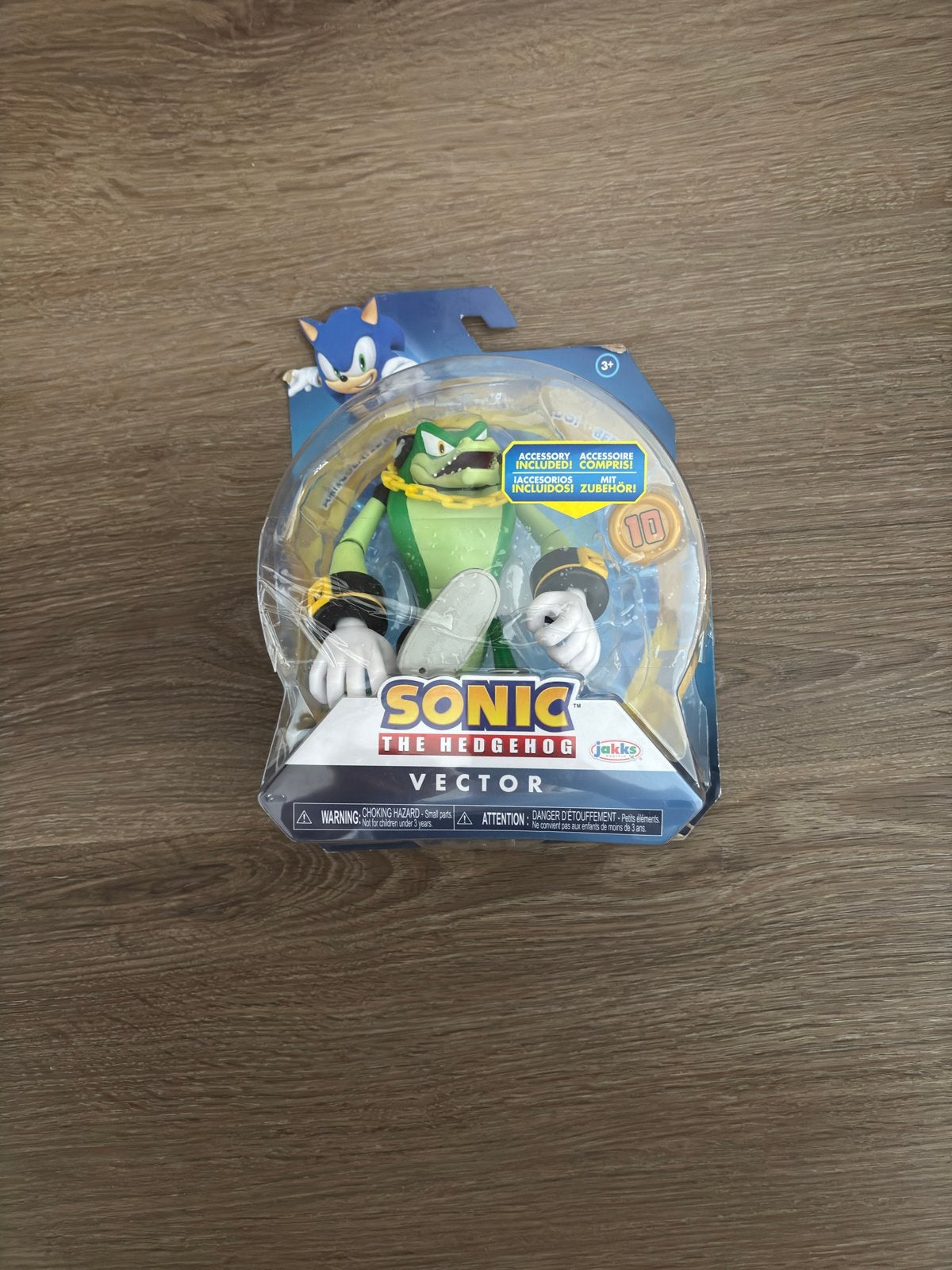 Sonic The Hedgehog Vector Actiefiguur - Nieuw in verpakking, Ophalen of Verzenden, Nieuw