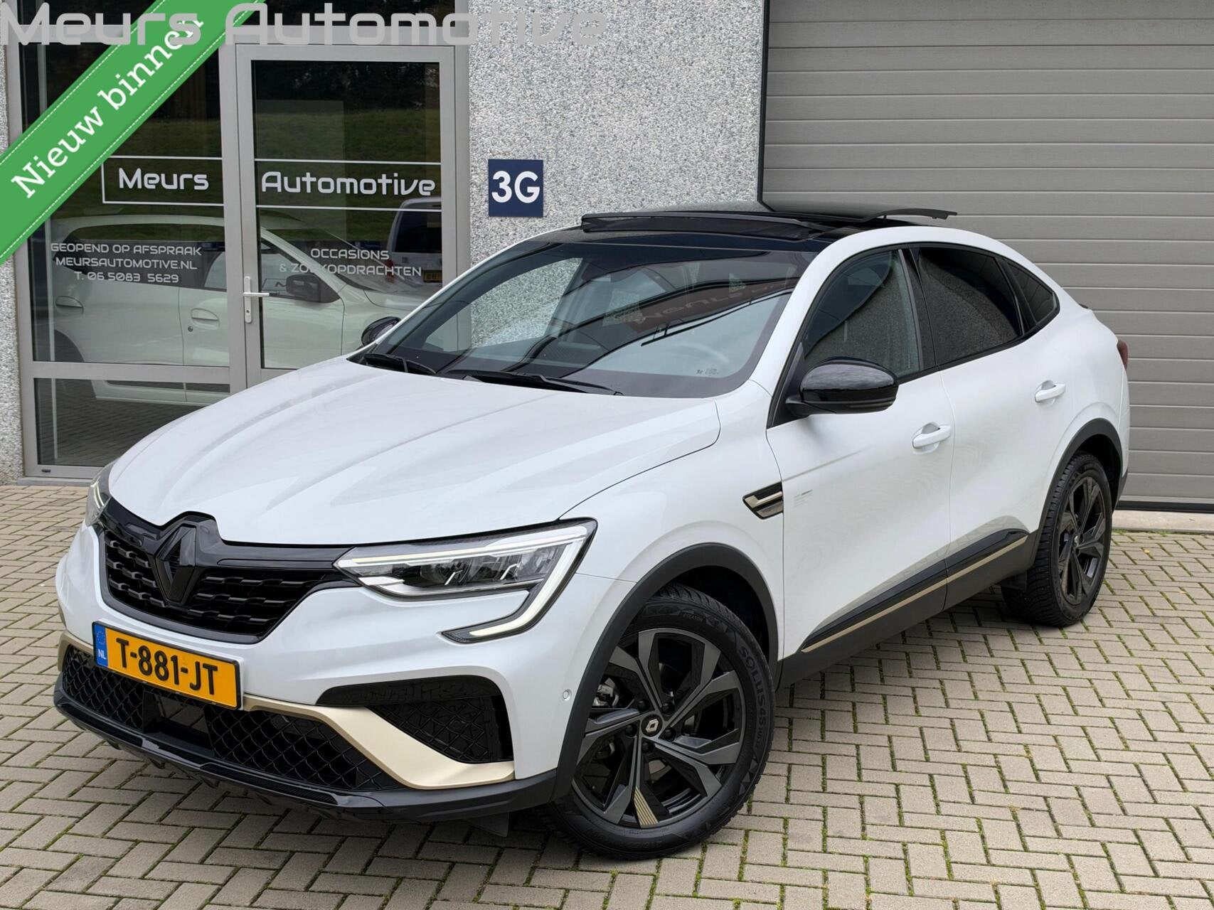1.6 E-Tech hybrid 145 E-Tech engineered PANO/ACC/BOSE/Stoelv, Auto's, Gebruikt, Wit, 760 kg, Hybride Elektrisch/Benzine