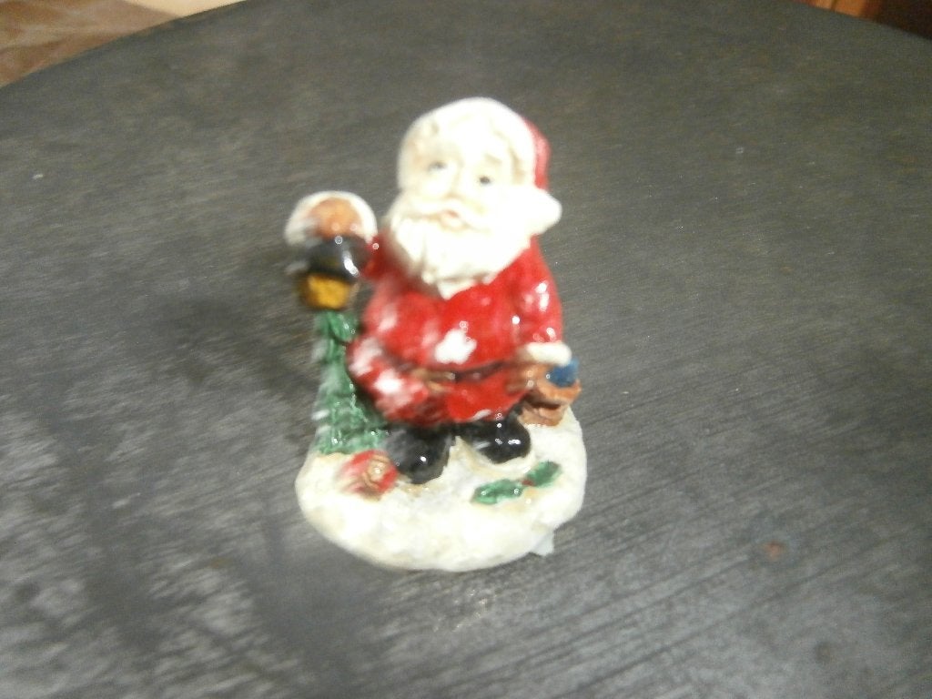 Kerst plastic poppetje figuurtje Kerstman 4 cm kerstboom, Diversen, Kerst, Ophalen of Verzenden, Zo goed als nieuw