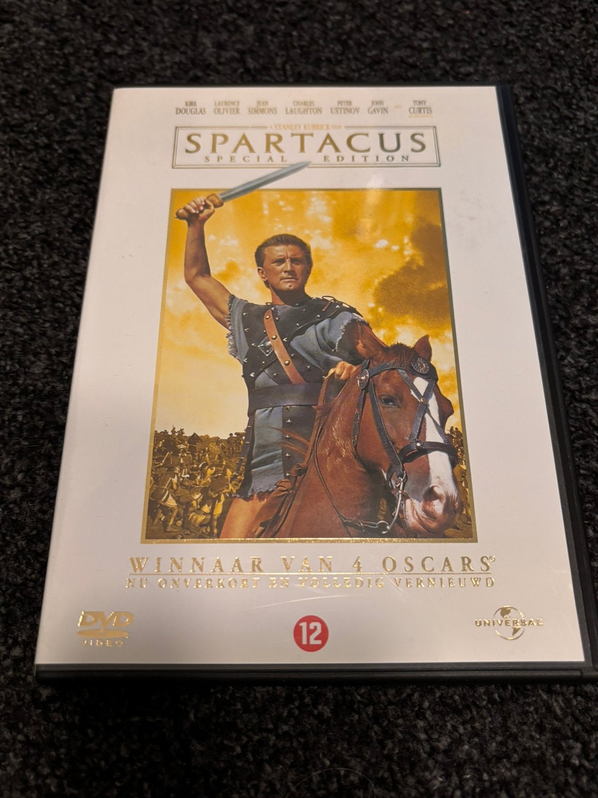 Dubbel dvd. Spartacus., Vanaf 12 jaar, Ophalen of Verzenden, Zo goed als nieuw