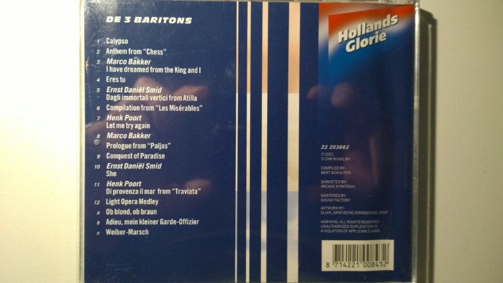 3 Baritons - 3 Baritons, Ophalen of Verzenden, Modernisme tot heden, Zo goed als nieuw, Overige typen