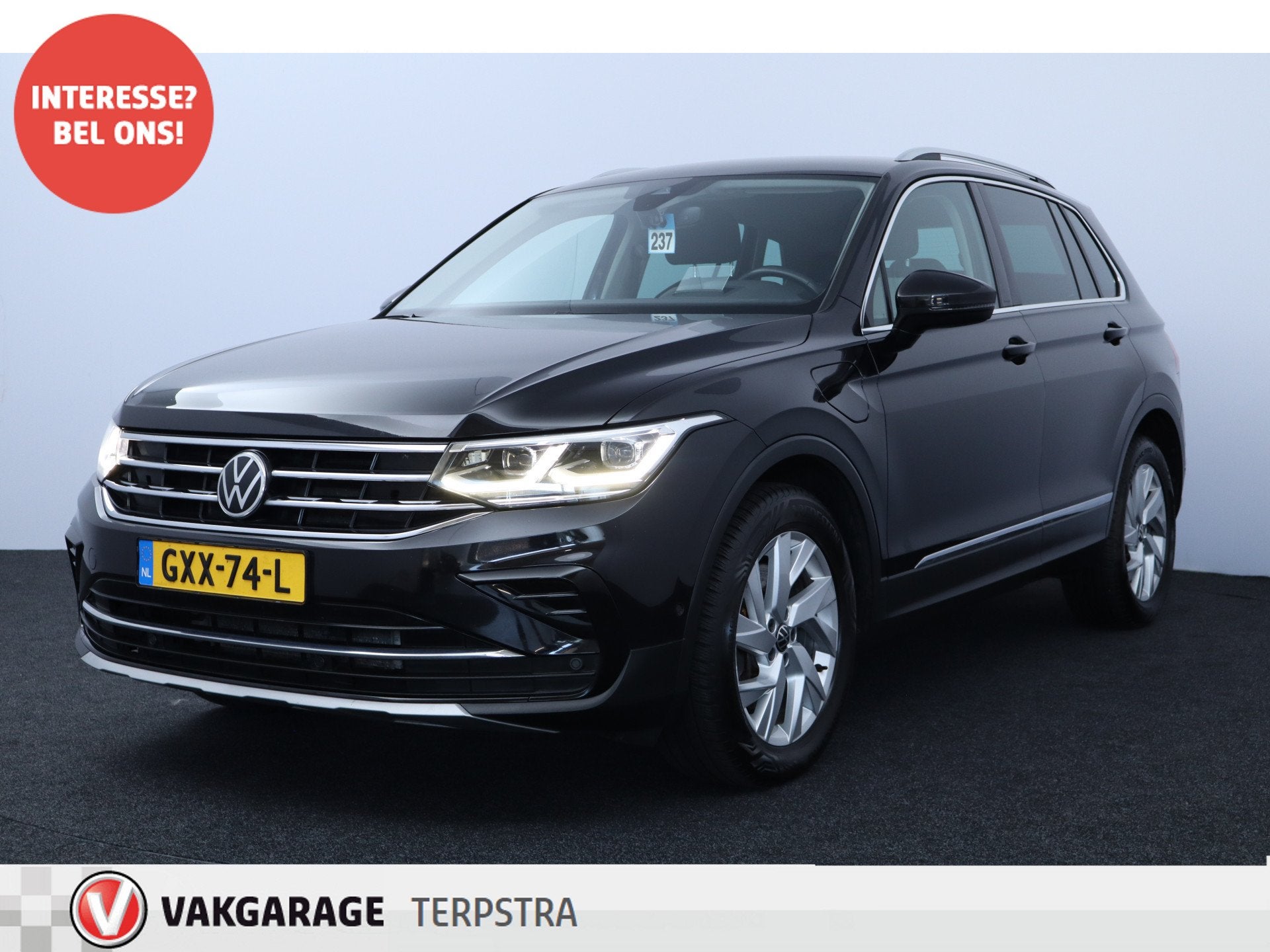 Volkswagen Tiguan 1.4 TSI eHybrid Business+ /AUTOMAAT! /Trek, Euro 6, 4 cilinders, Alcantara, Zwart