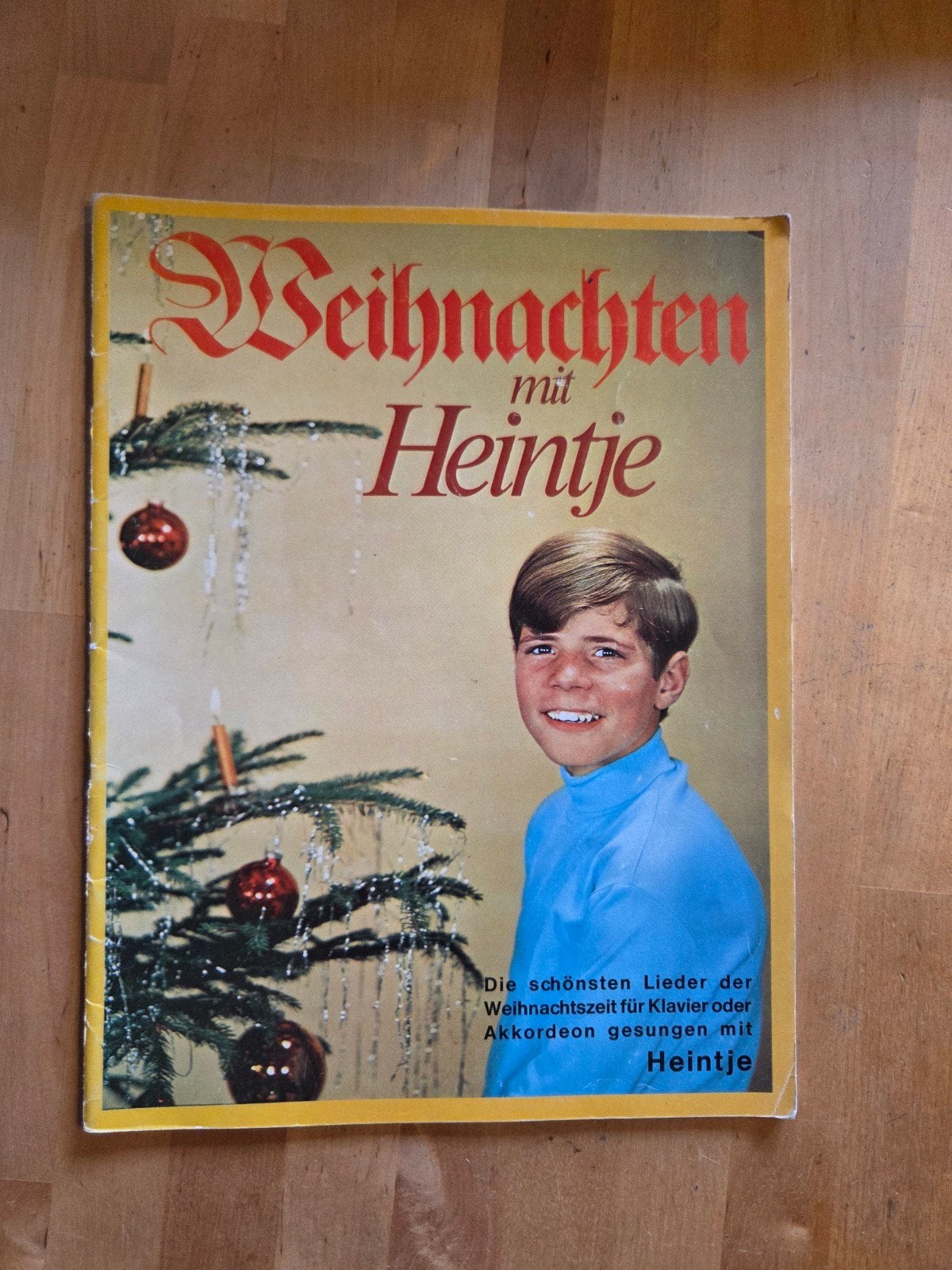 Weihnachten met Heintje - Kerstliederen bladmuziek, Gebruikt, Ophalen of Verzenden, Artiest of Componist, Accordeon