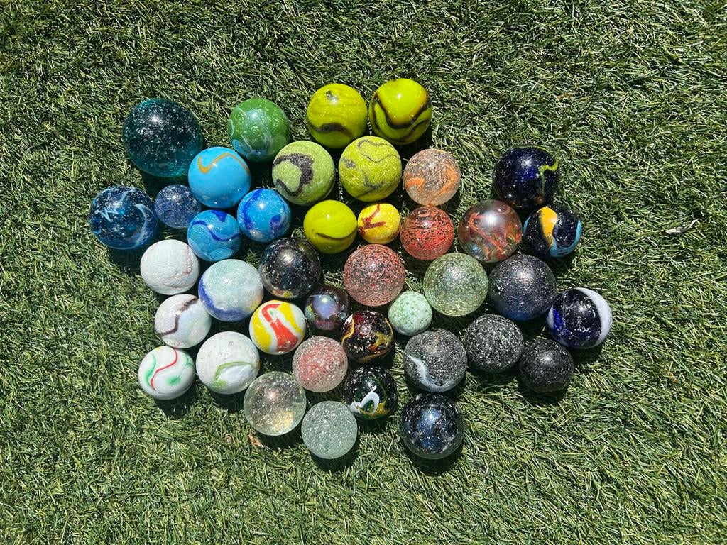 Grote collectie knikkers - diverse soorten en formaten, Verzamelen, Ophalen, Gebruikt