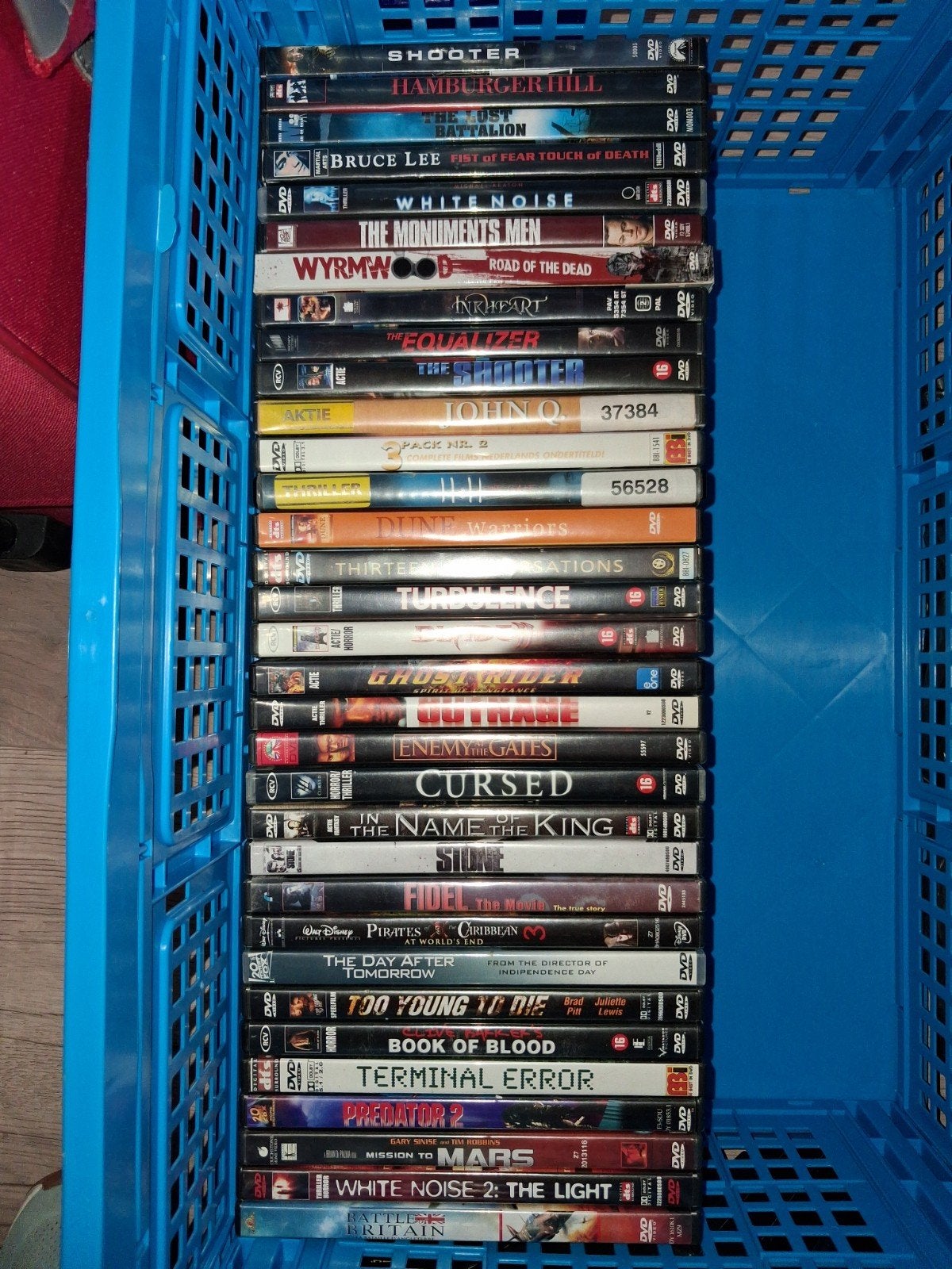 Teab Grote collectie DVD films - Actie, Thriller, Oorlog, Vanaf 16 jaar, Ophalen, Gebruikt, Actie