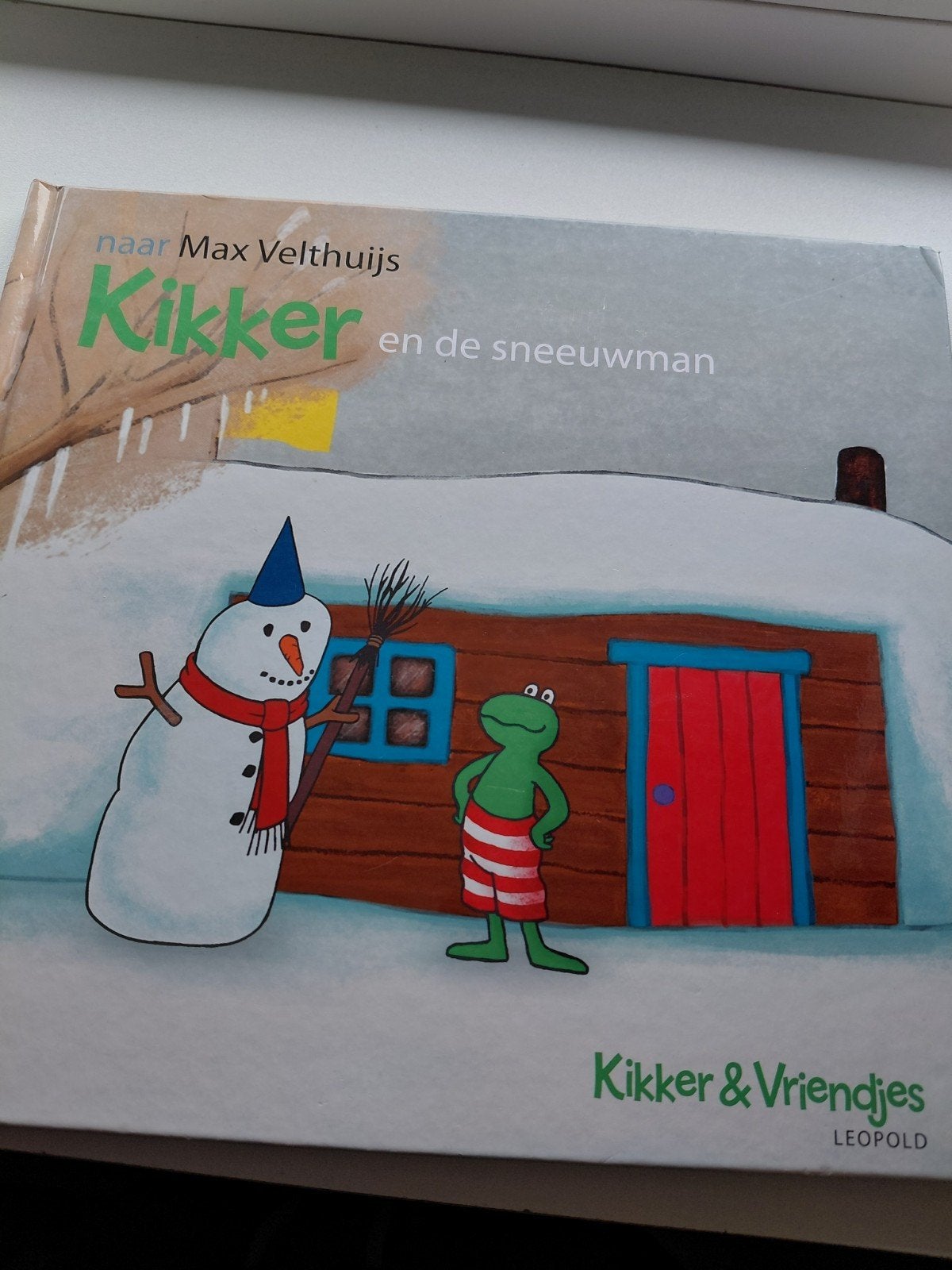 Kikker en de sneeuwman - Max Velthuijs (Hardcover), Boeken, Fictie algemeen, Max Velthuijs, Jongen of Meisje, Ophalen of Verzenden
