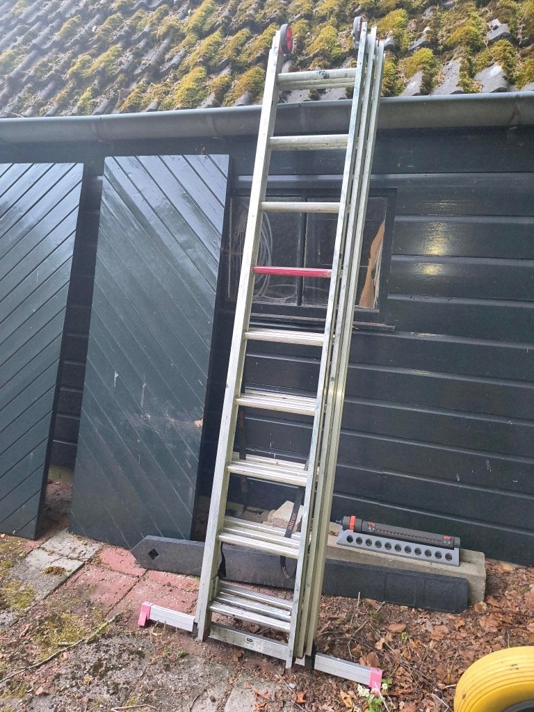 Altrex ladder 3x9, Ophalen, Gebruikt, Ladder, Opvouwbaar of Inschuifbaar