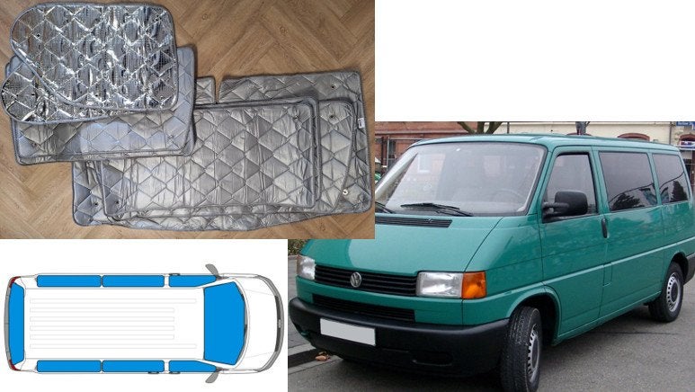 Raamisolatie Volkswagen T4 Achterzijde 8 delige set, Buurserstraat 15 A, 7481 EG,Haaksbergen, Ophalen of Verzenden, Info@123CamperOnderdelen.nl