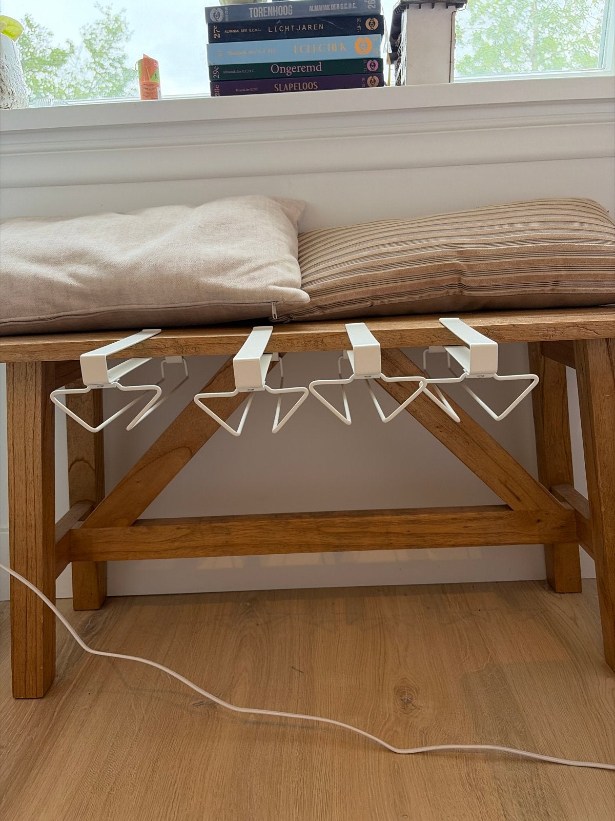 Wijnglazen hangers PALYCKE IKEA, Huis en Inrichting, Gebruikt, Bruin, Ophalen of Verzenden, Eén