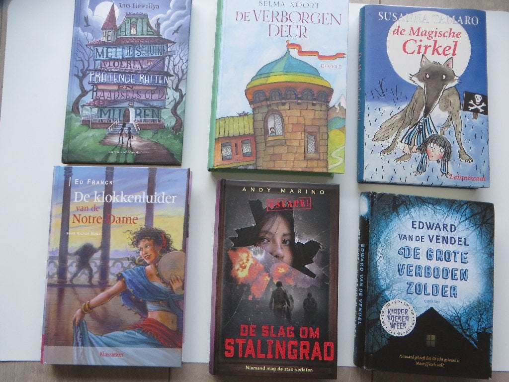 Set jeugdboeken (6 stuks), Verzenden, Diverse auteurs, Zo goed als nieuw, Fictie