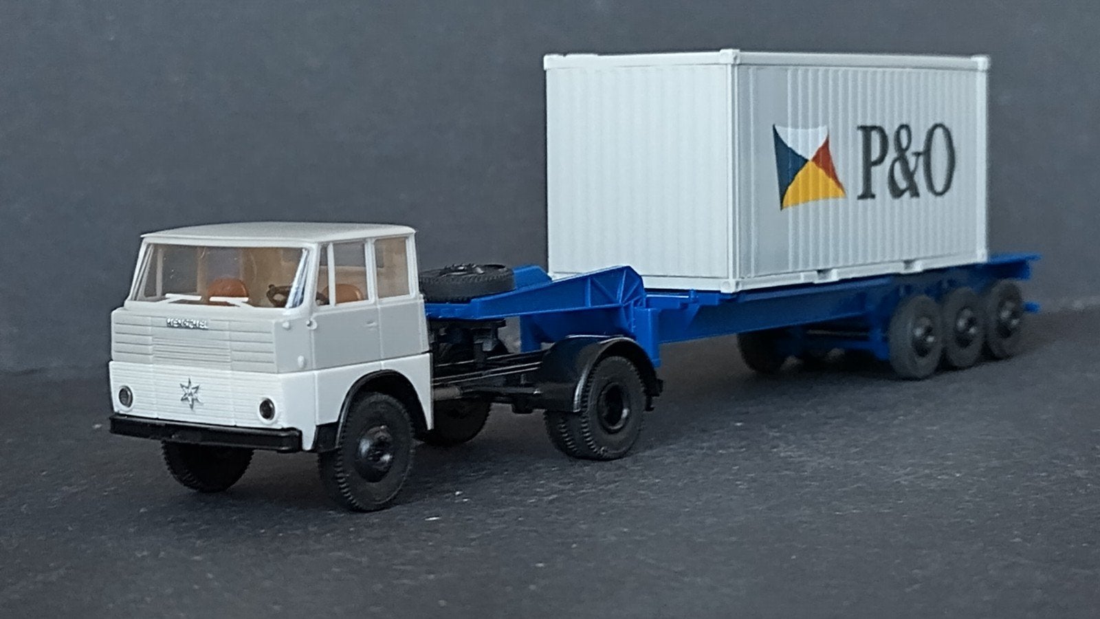 Henschel HS 16 ts P&O Container 1:87 Brekina Pol, .., ., Nieuw, Ophalen of Verzenden