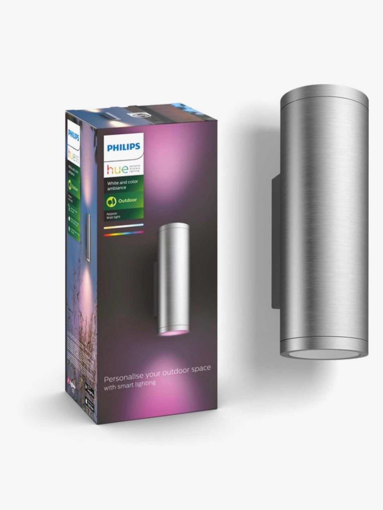Philips Hue Appear Muurlamp White & Color Roestvrij, Ophalen, Nieuw