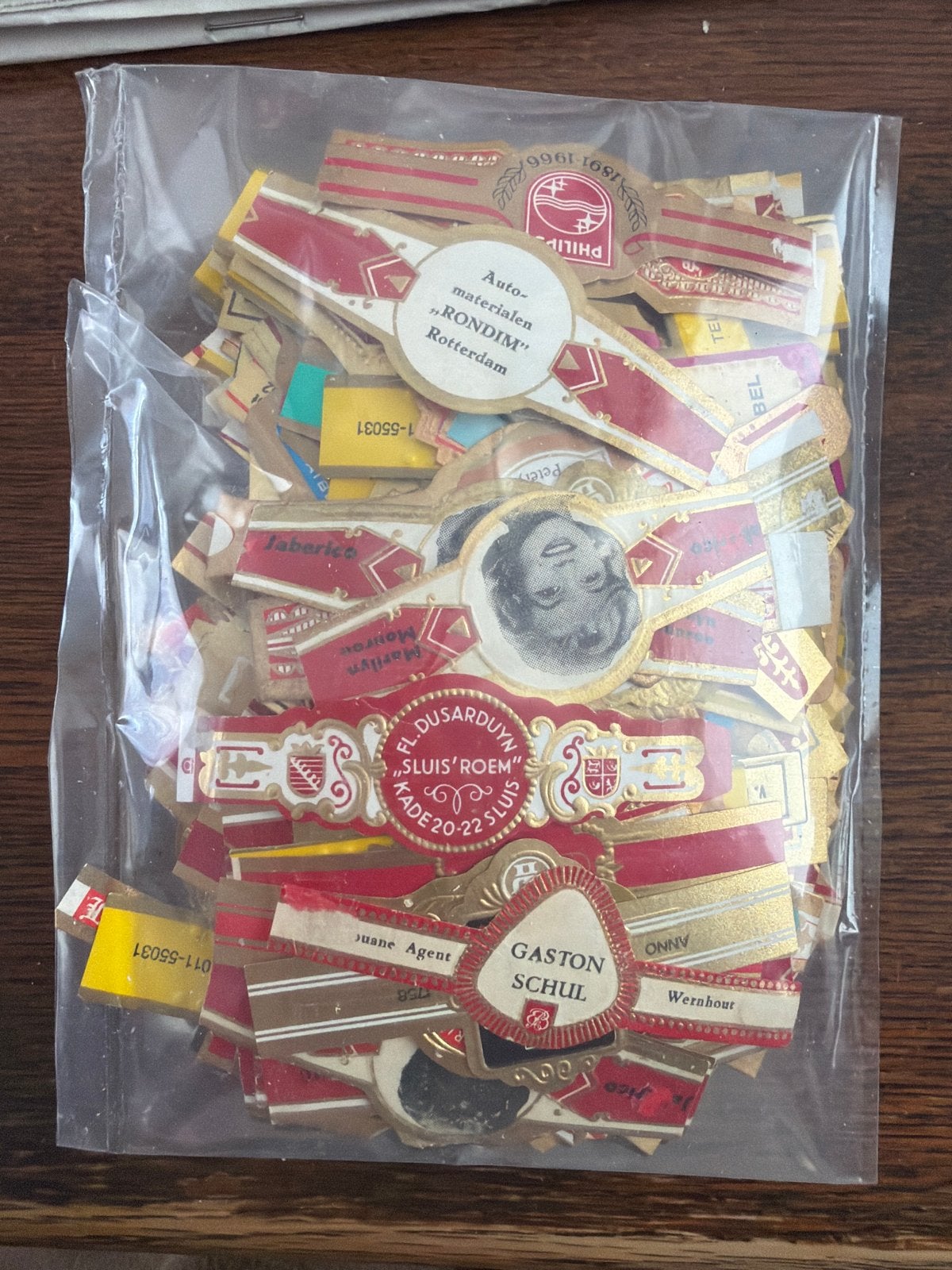 500 Reclame Sigarenbandjes in Nieuwstaat, Verzenden, Nieuw, Sigarenbandjes