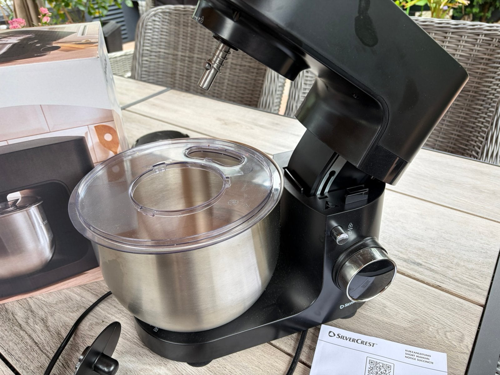 Keukenmachine deegmachine, Witgoed en Apparatuur, 4 liter of meer, Ophalen of Verzenden, Nieuw, 3 snelheden of meer