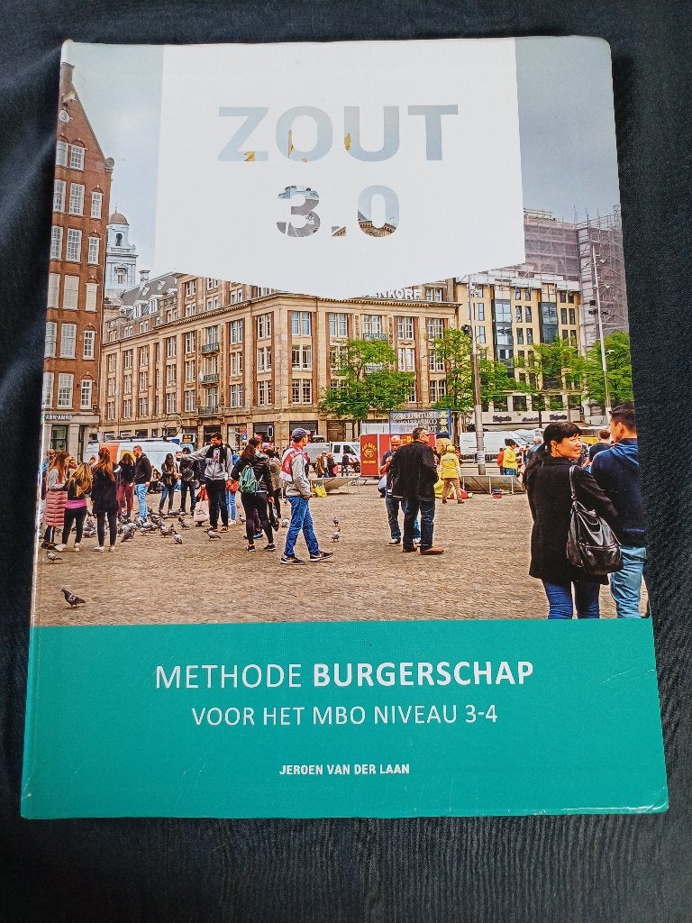 ZOUT 3.0 (Burgerschap MBO 3-4) - goede staat, Ophalen of Verzenden, Zo goed als nieuw, MBO, Jeroen van der Laan