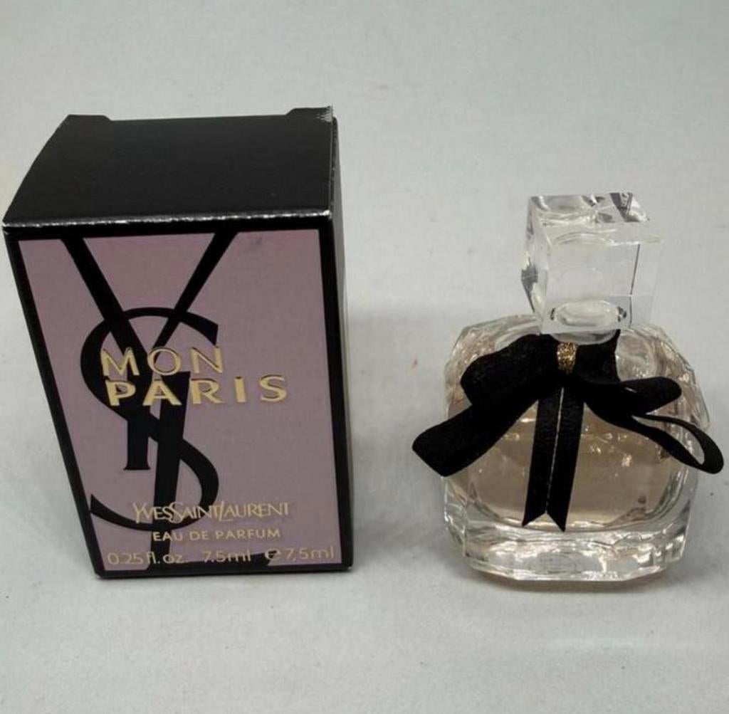 Parfum miniatuur Mon Paris Yves St Laurent 7,5 ml edp, Ophalen of Verzenden, Nieuw, Miniatuur, Gevuld