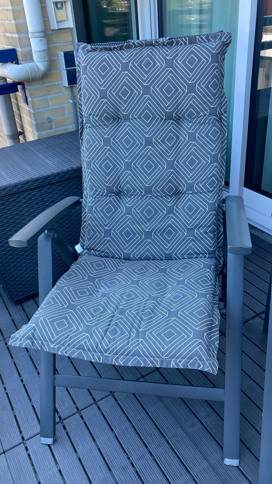 4 Tuinstoel kussens - Comfortabel en stijlvol, Tuin en Terras, Tuinstoelen, Ophalen, Gebruikt, Textileen