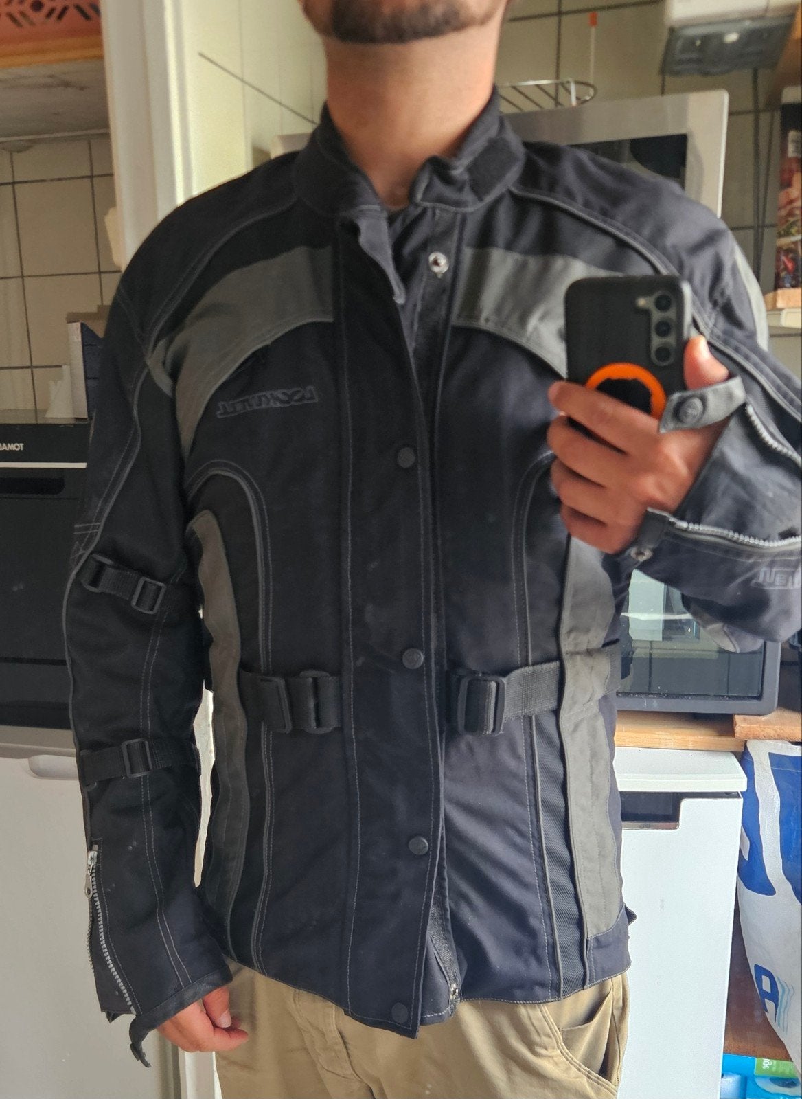 Motorjas Lookwell Zonder protectie er in(los kopen zelf), Ophalen, Tweedehands, Jas | textiel