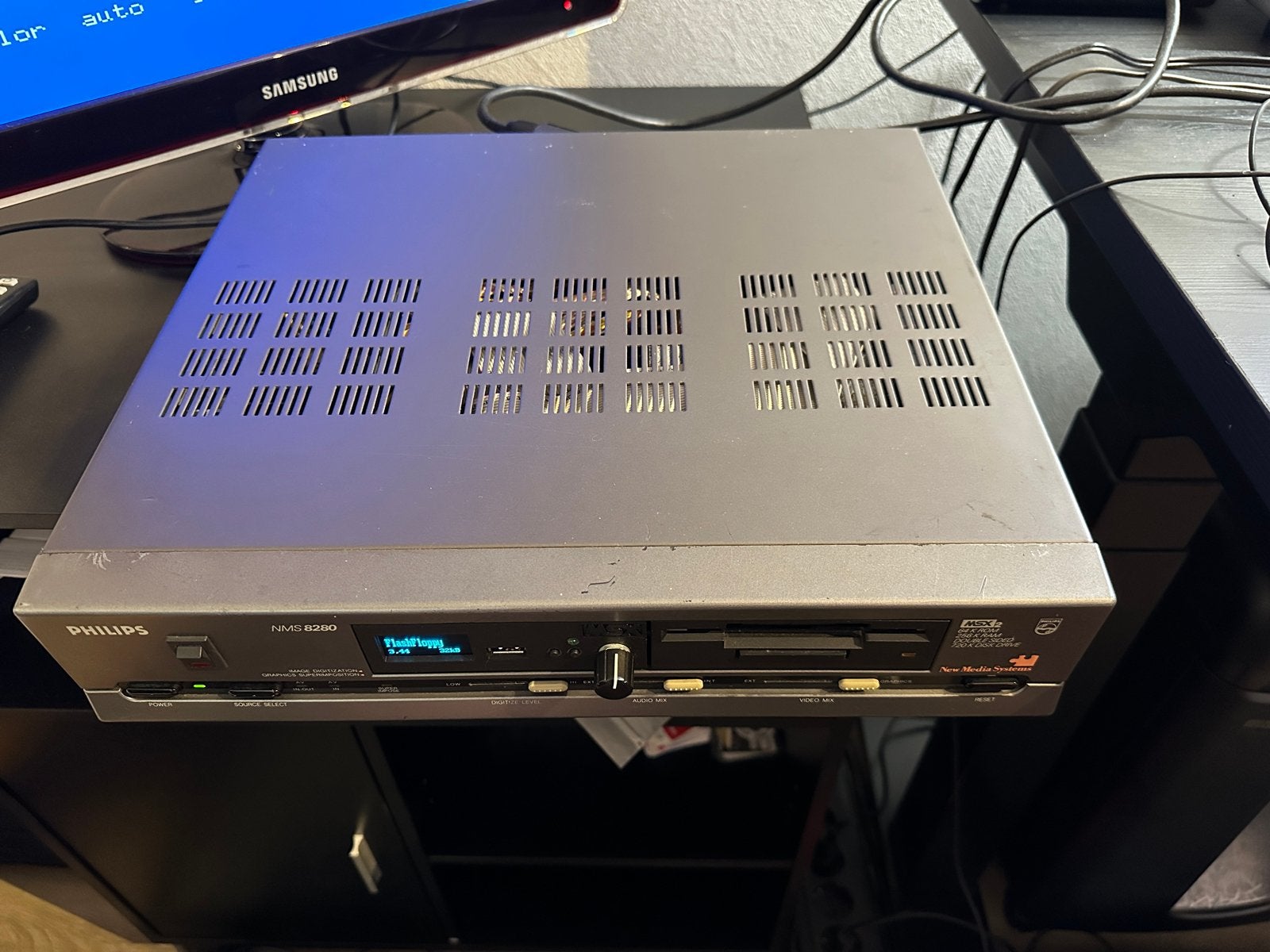 Philips MSX2 NMS 8280 met FlashFloppy en 256KB RAM, Computers en Software, Vintage Computers, Ophalen