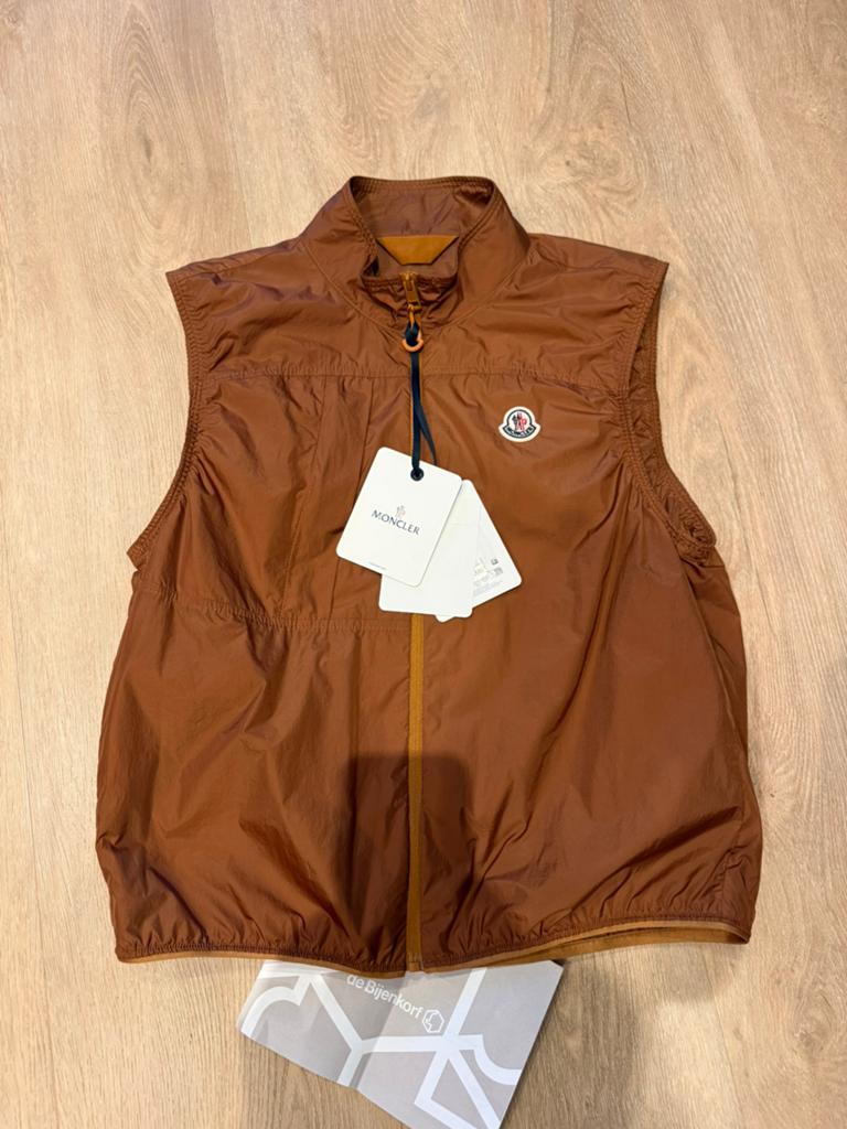 Moncler “Arashi” gilet/bodywarmer (3/L) - NiEUW!, Verzenden, Nieuw, Maat 52/54 (L), Oranje