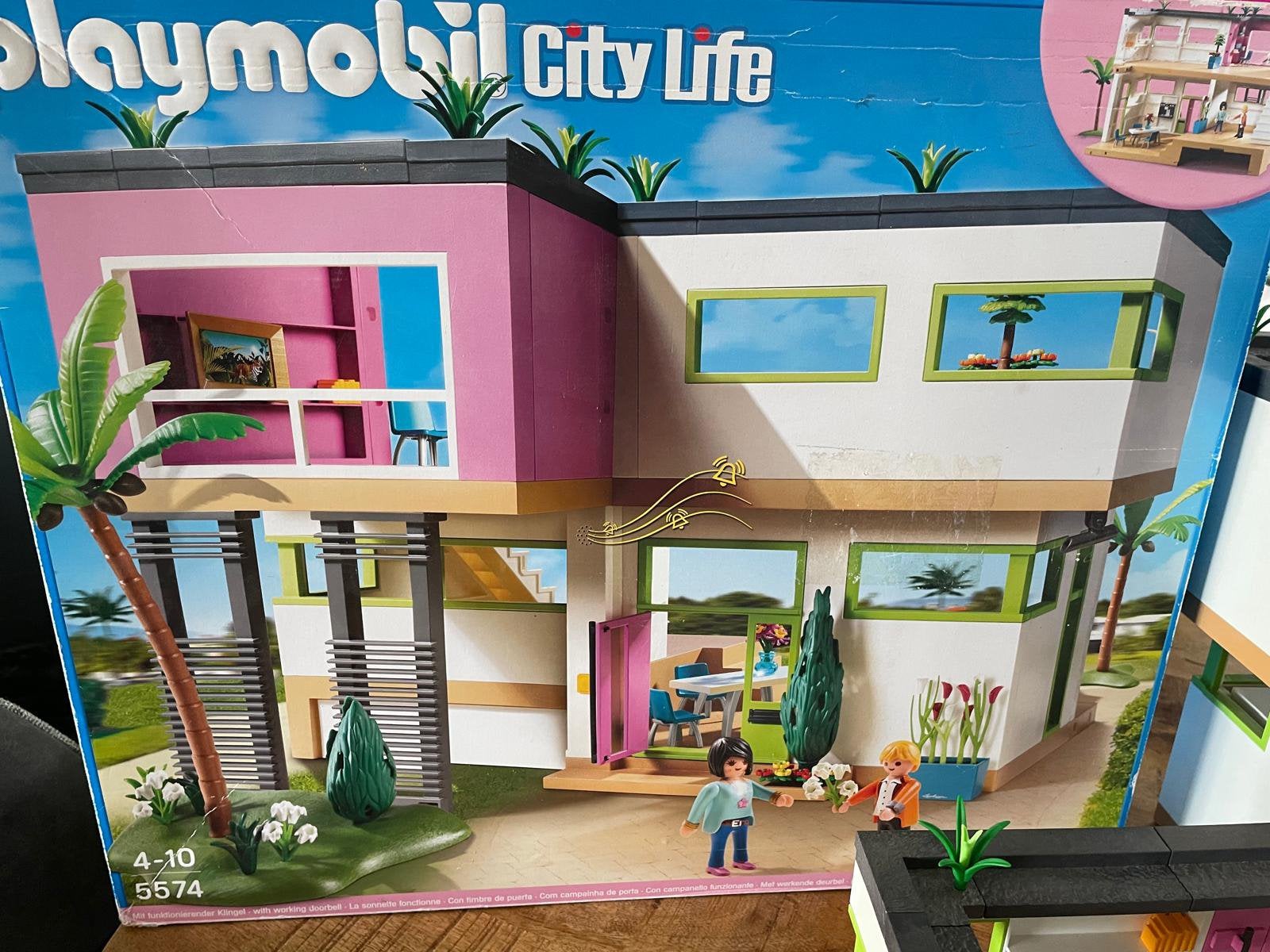 Luxe moderne vila met veel extra’s van playmobil, Ophalen of Verzenden, Zo goed als nieuw