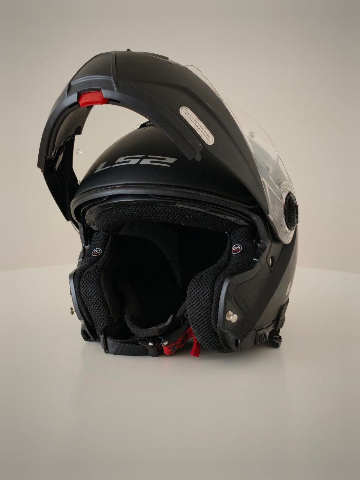 LS2 Strobe Systeemhelm Maat M, Motoren, Kleding | Motorhelmen, M, Systeemhelm, Dames, Tweedehands