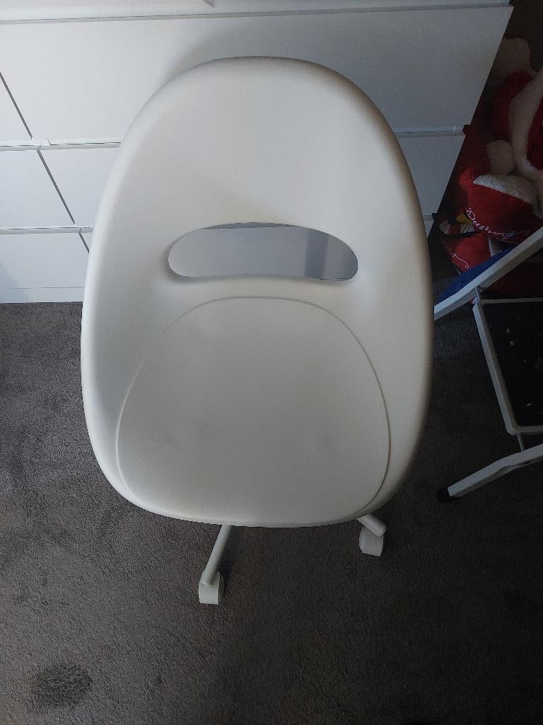 witte kuipstoel ikea loberget, Ophalen of Verzenden, Wit