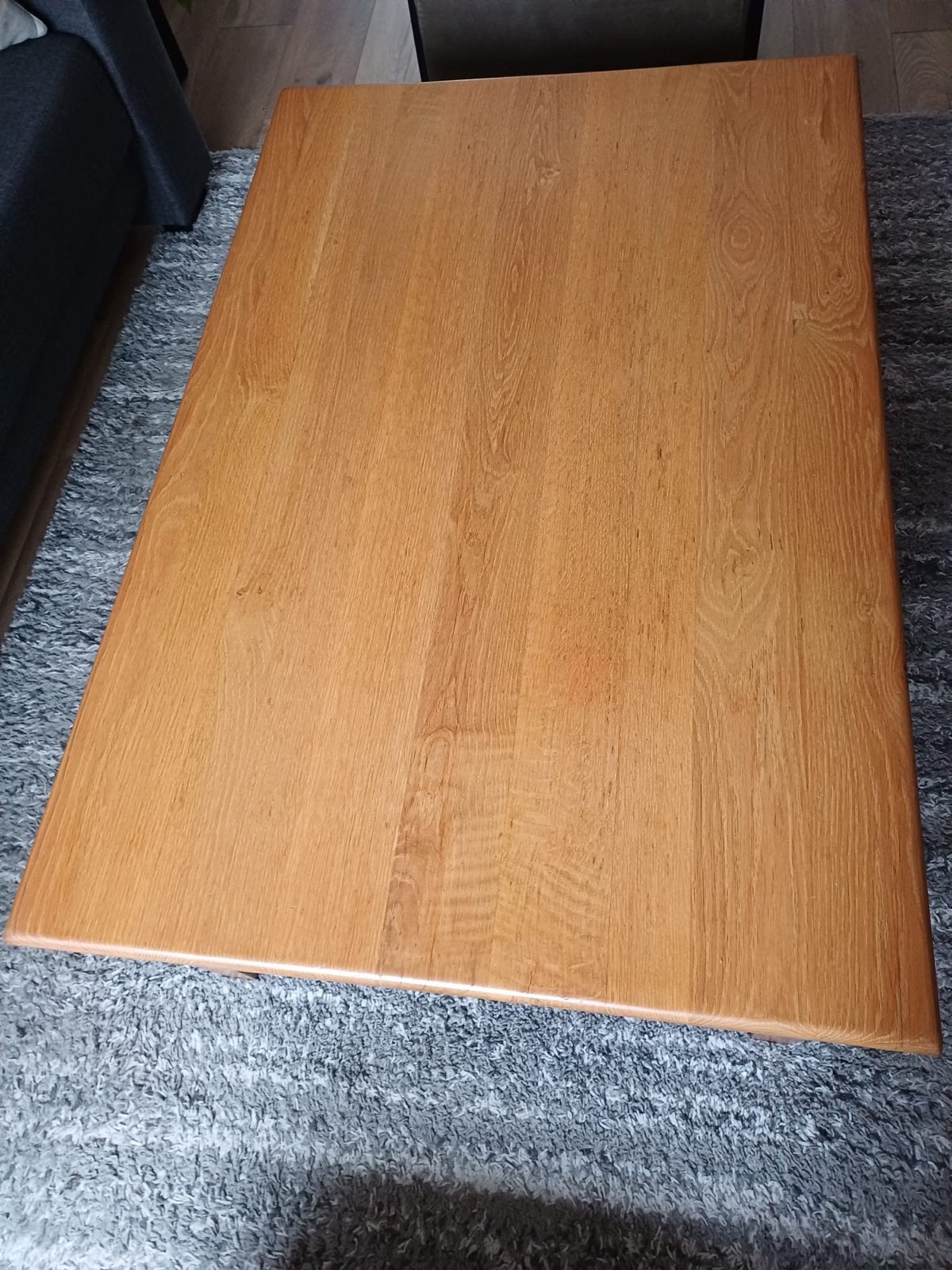 Salontafel Frans eiken 120x80x47 cm, Ophalen, Gebruikt, 100 tot 150 cm, Eikenhout