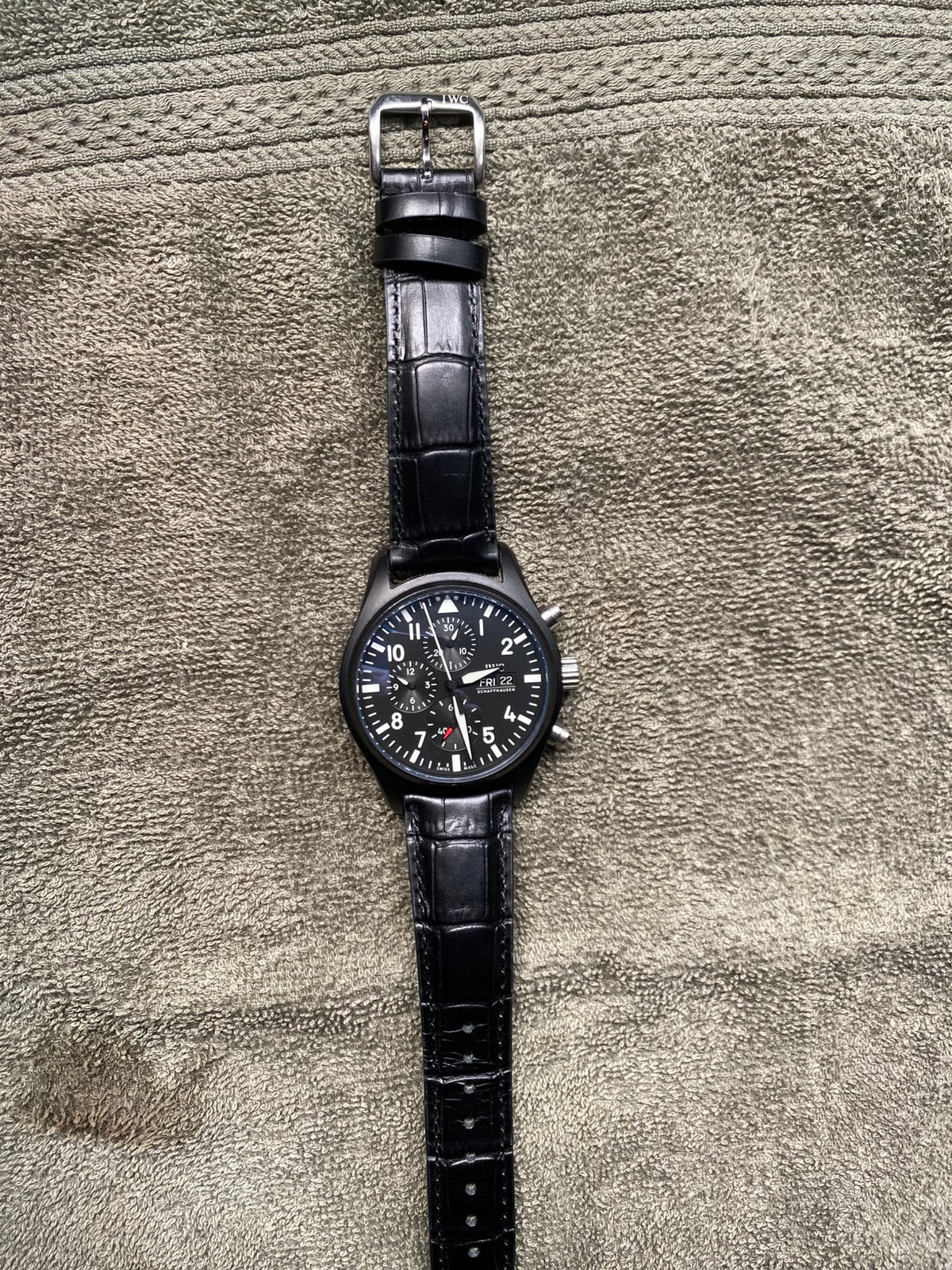IWC horloge, Ophalen of Verzenden, Leer, Overige merken