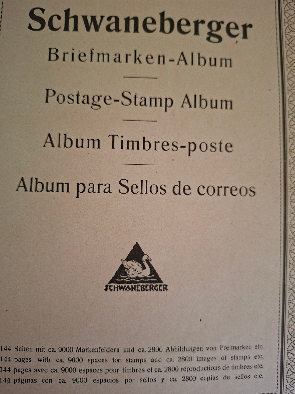 Schwaneberger Briefmarken-Album (Postage-Stamp Album), Verzenden, Verzamelalbum