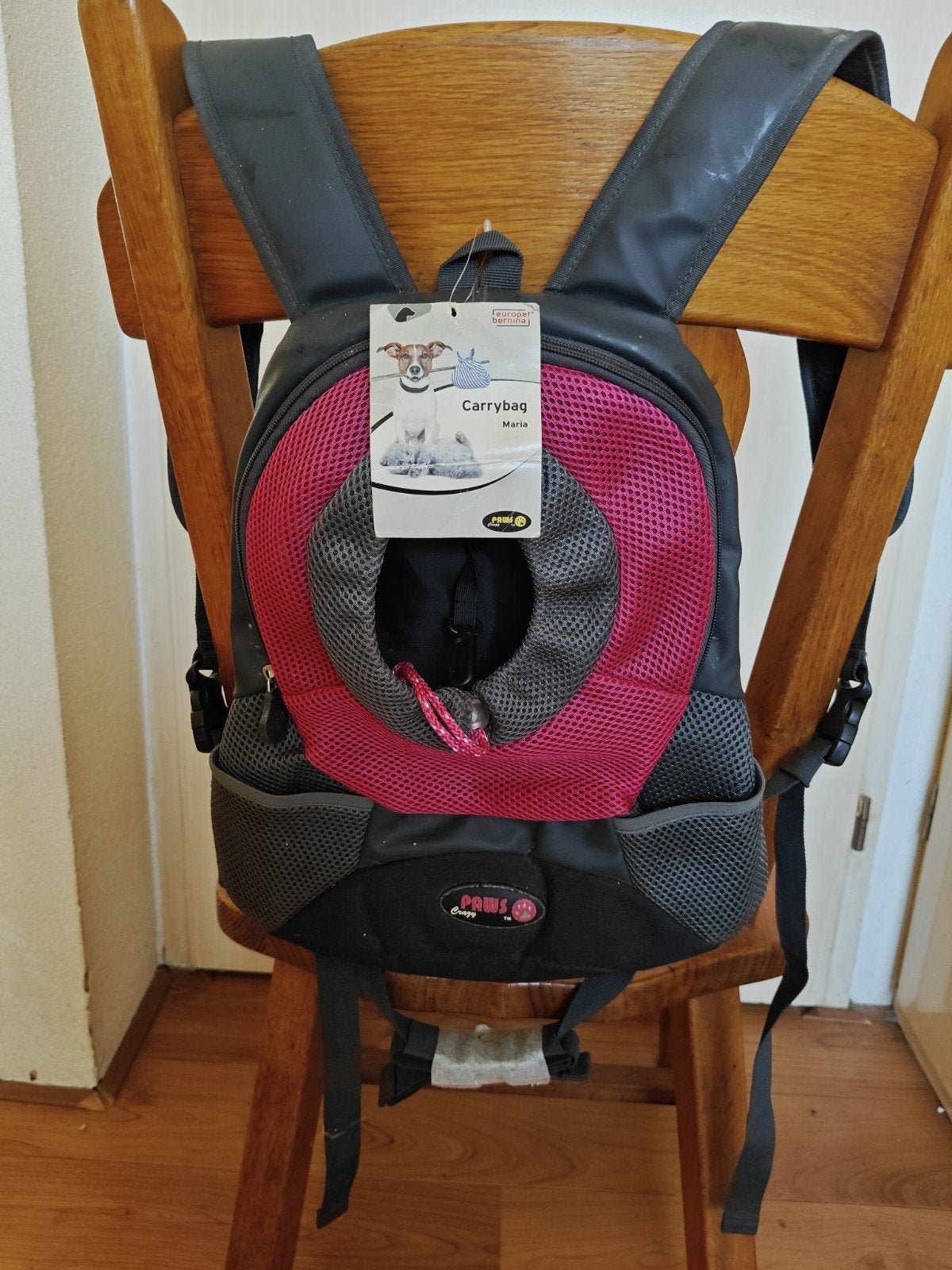 Carrybag Maria (draagzak/rugzak) crazy paws, Ophalen of Verzenden, Nieuw