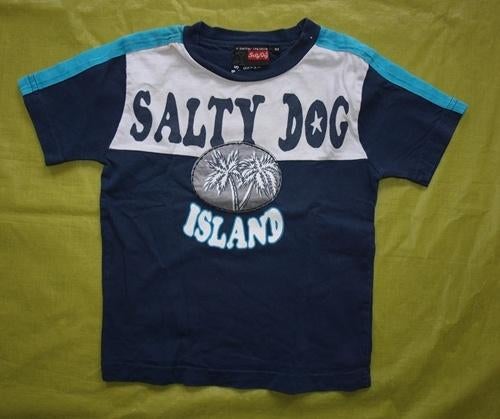 Donkerblauw T-Shirt Salty Dog (92), Kinderen en Baby's, Kinderkleding | Maat 92, Gebruikt, Ophalen of Verzenden, Shirt of Longsleeve
