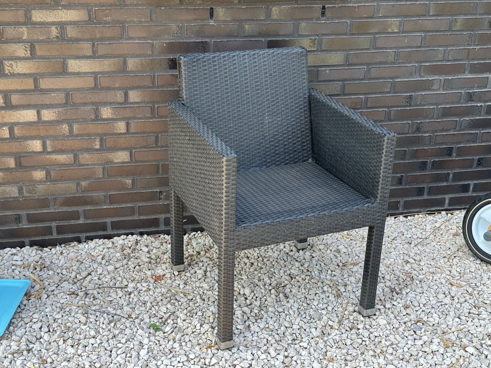 Jan des Bouvrie tuinstoel, wicker, Ophalen, Gebruikt, Wicker