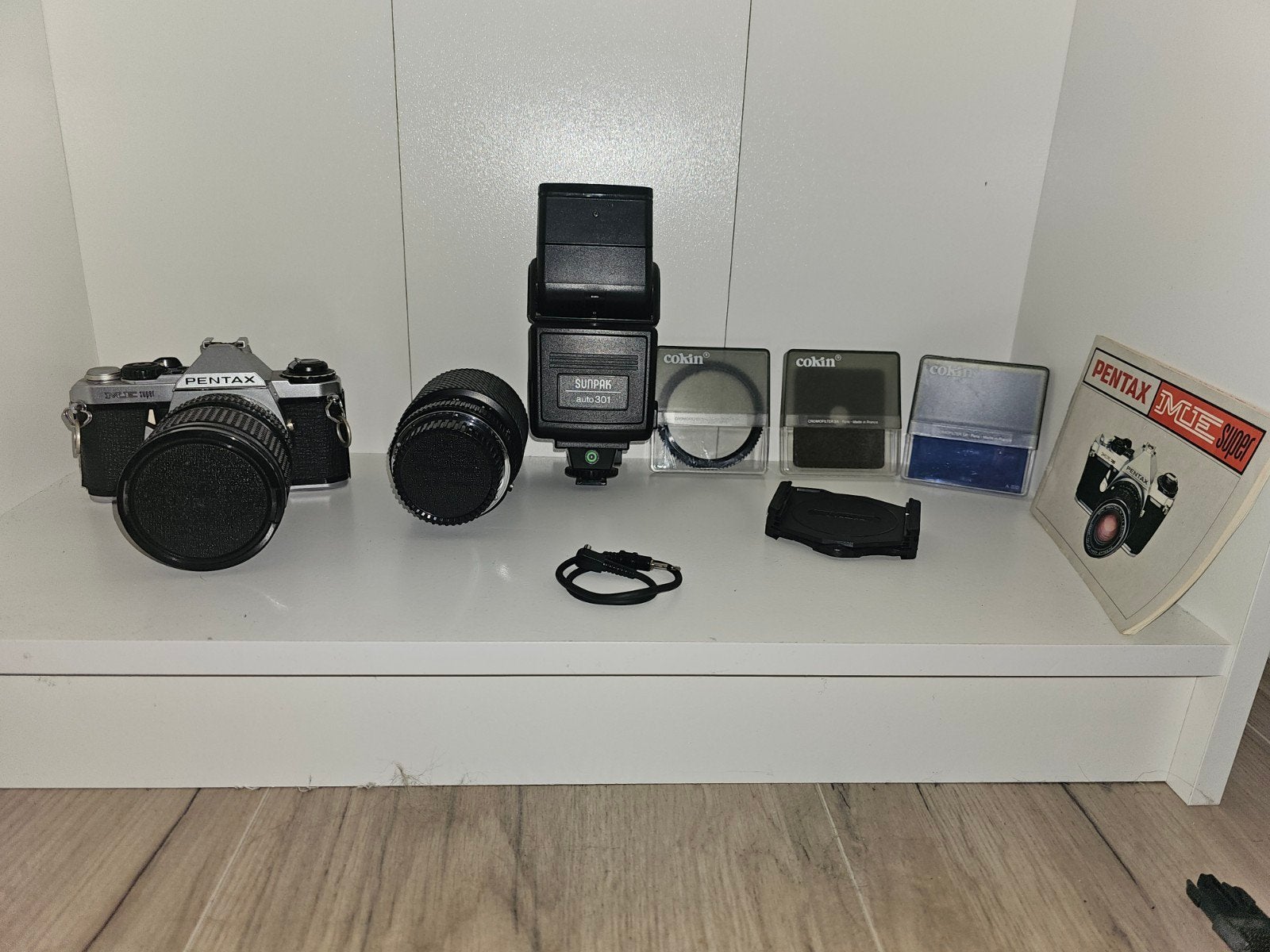 Pentax ME Super Spiegelreflexcamera met oa 2 Tokina lenzen, Ophalen of Verzenden, Spiegelreflex, Pentax