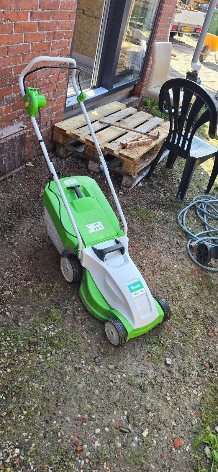 Viking ME 235 Elektrische Grasmaaier - Goed Staat, Tuin en Terras, Grasmaaiers, Ophalen, Gebruikt, Elektrische grasmaaier, 30 t/m 39 cm