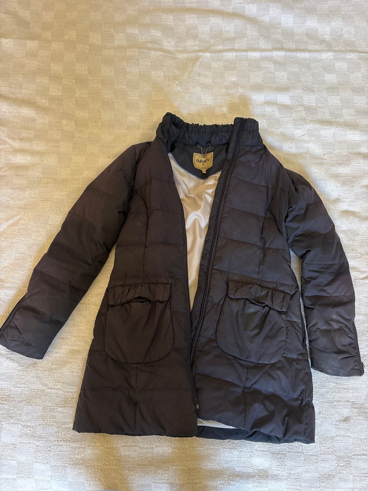 Dubarry gewatteerde jas, maat 38 (M), Ophalen of Verzenden, Gedragen, Maat 38/40 (M), Zwart