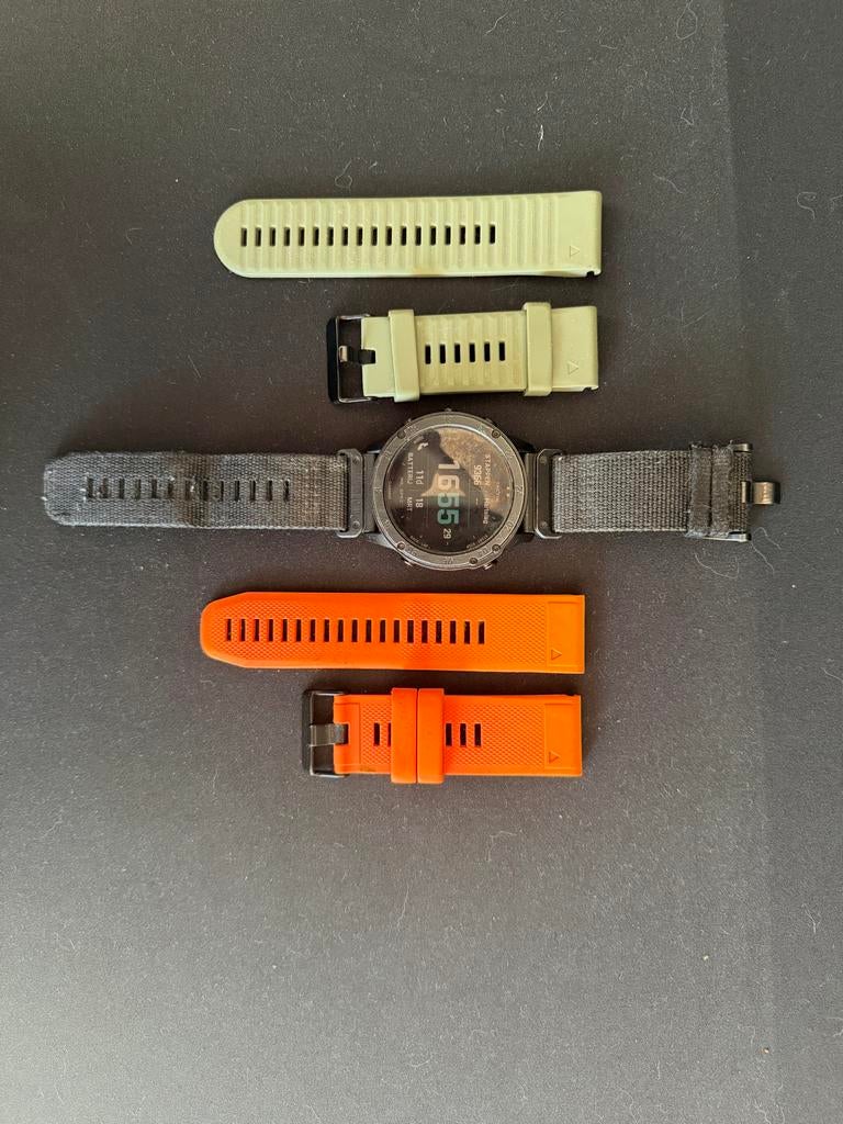 Garmin tactix delte met extra bandjes, Afstand, Zwart, Ophalen of Verzenden, Zo goed als nieuw