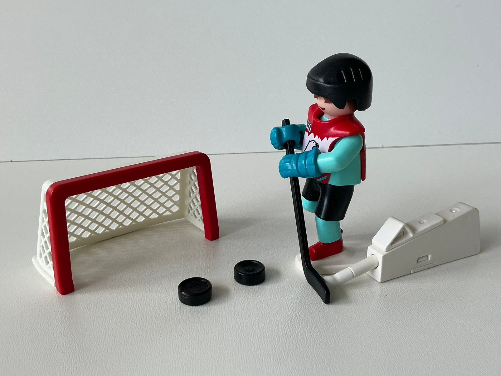 Playmobil 5383 ijshockeyer, Kinderen en Baby's, Gebruikt, Complete set, Ophalen of Verzenden, Sports & action