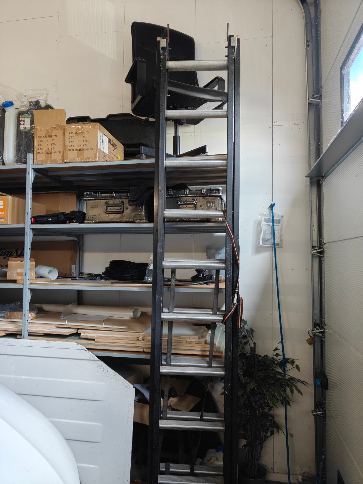 Uitschuifbare ladder. 2x 3meter totaal., Ophalen, Gebruikt, 4 meter of meer