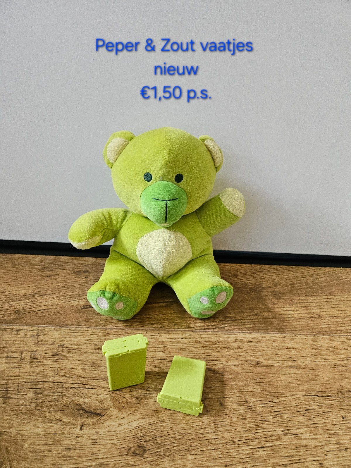 Tupperware nieuwe peper en zout vaatjes limegroen, Huis en Inrichting, Ophalen of Verzenden, Nieuw, Groen, Overige typen
