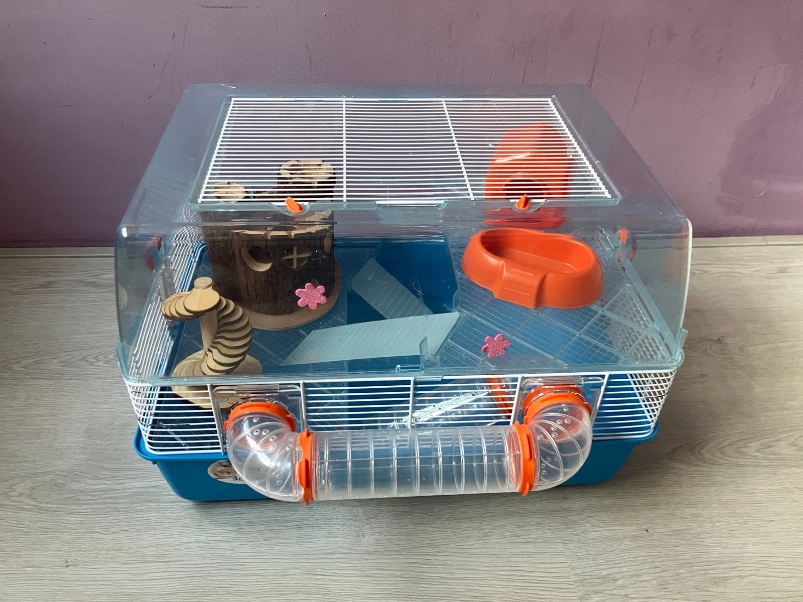 Hamster kooi, Kooi, Minder dan 75 cm, Zo goed als nieuw, Hamster
