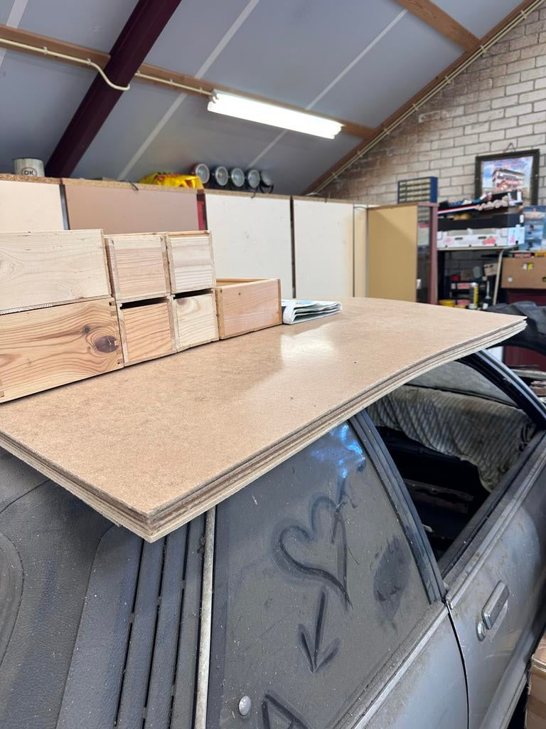 Hardboard platen 11x afmeting 1.21 bij 1.21 en dikte 3 mm, Doe-het-zelf en Verbouw, Hout en Planken, 25 tot 50 mm, Overige typen